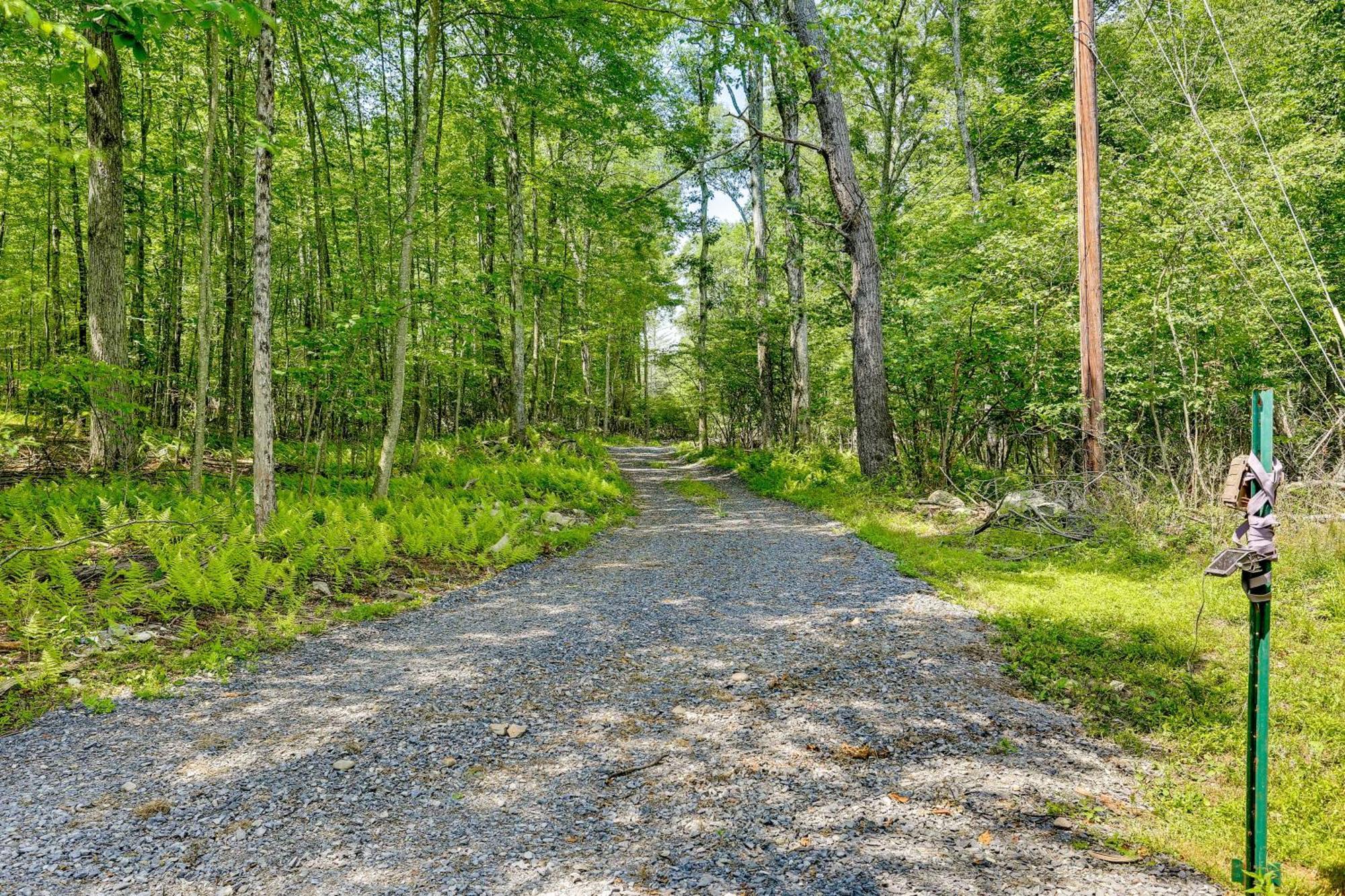 Secluded Poconos Cabin With Fire Pit On 75 Acres! East Stroudsburg Buitenkant foto
